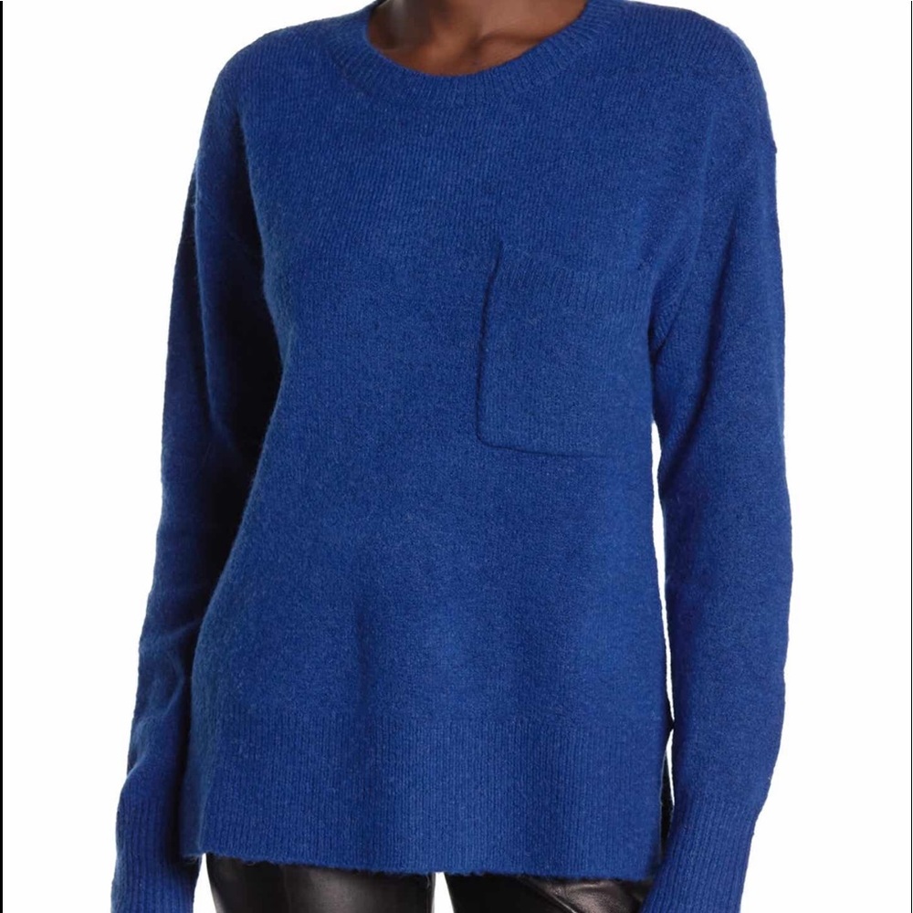 SANCTUARY “FUZZY KNIT POCKET” SWEATER IN 3 COLORS - Picture 1 of 6